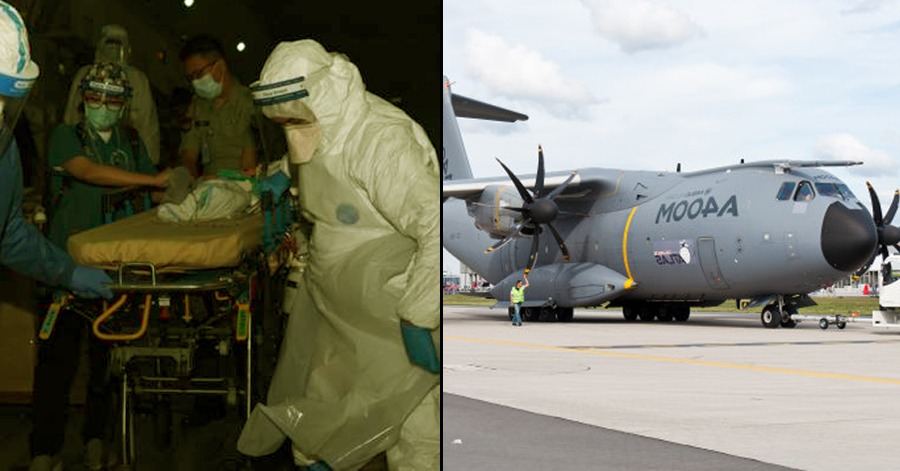 Kerana masalah jantung, pesawat tentera bawa dua bayi dari Sabah ke IJN