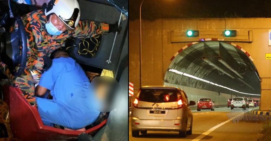 14 penumpang cedera, bas ekspres terbabas berhampiran Terowong Menora. Ini puncanya