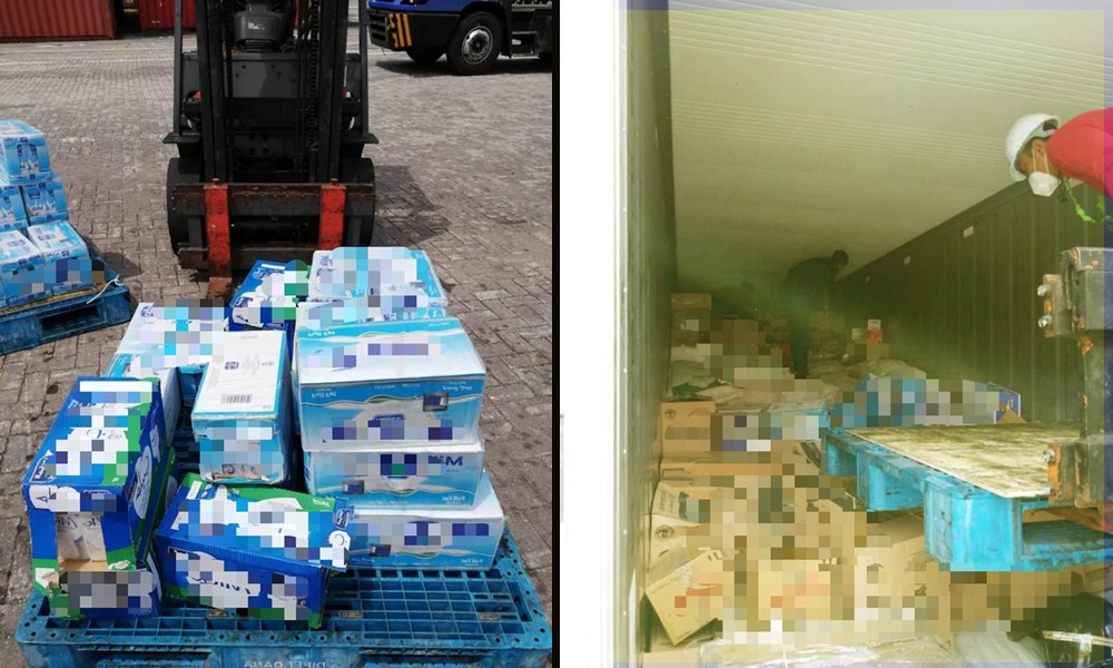 Beratus kotak susu dari Dubai ini ditahan dari masuk pasaran kita. Ini sebab ia merbahaya